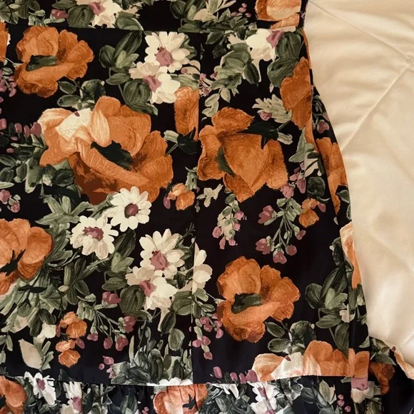 Abercrombie & Fitch Black Floral Maxi Dress - Picture 14 of 15
